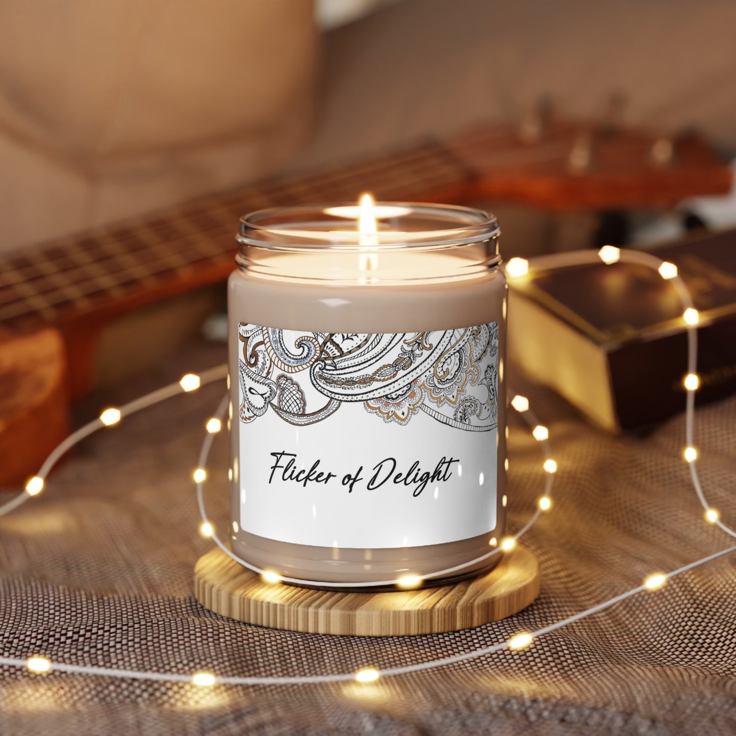 Scented Soy Candle "Flicker of Delight"