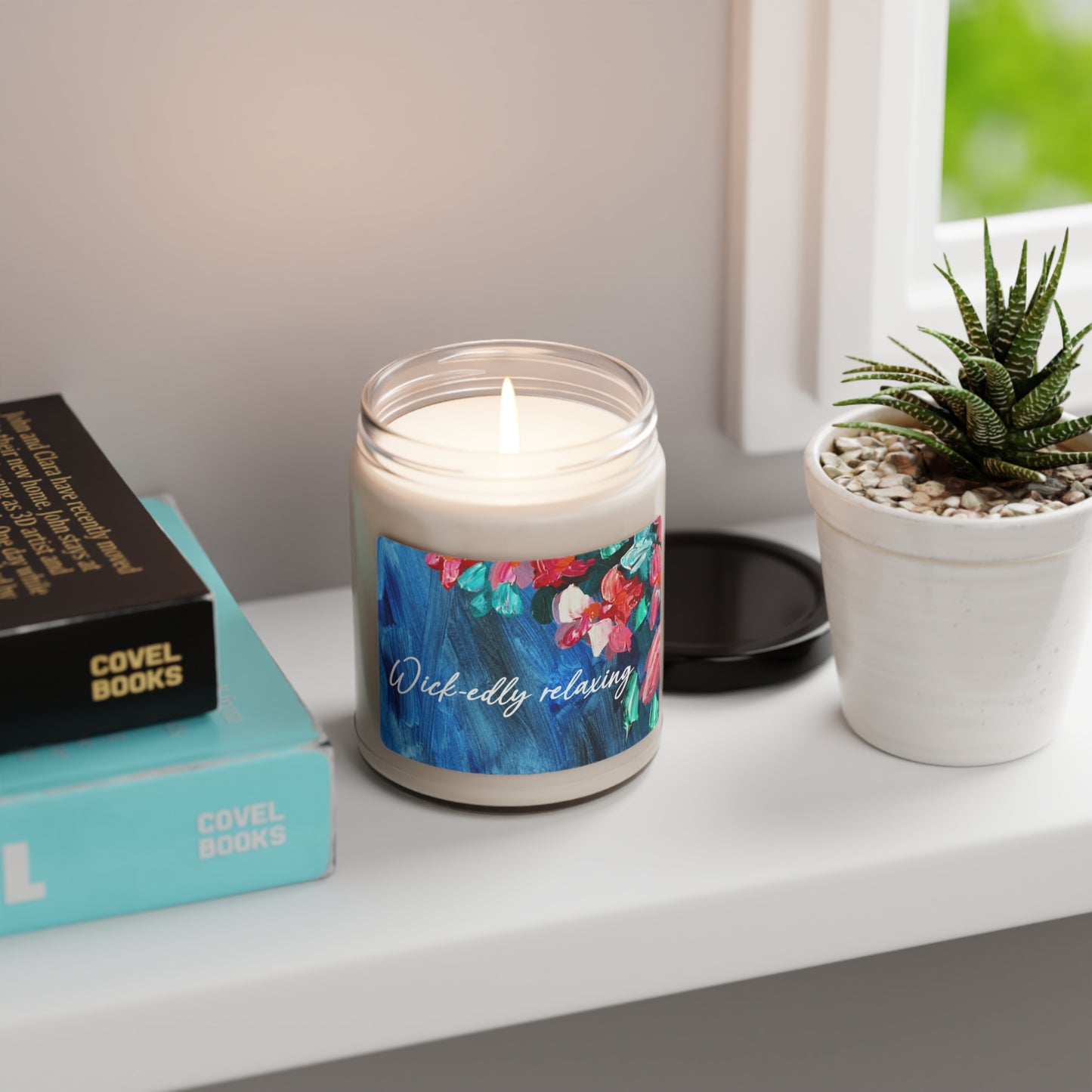 Scented Soy Candle "Wick-edly relaxing"