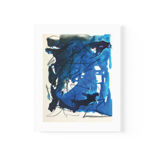 Poster, Le bleu profond