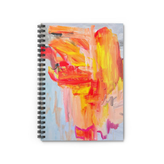 Spiral Notebook, Feu à l'intérieur, orange