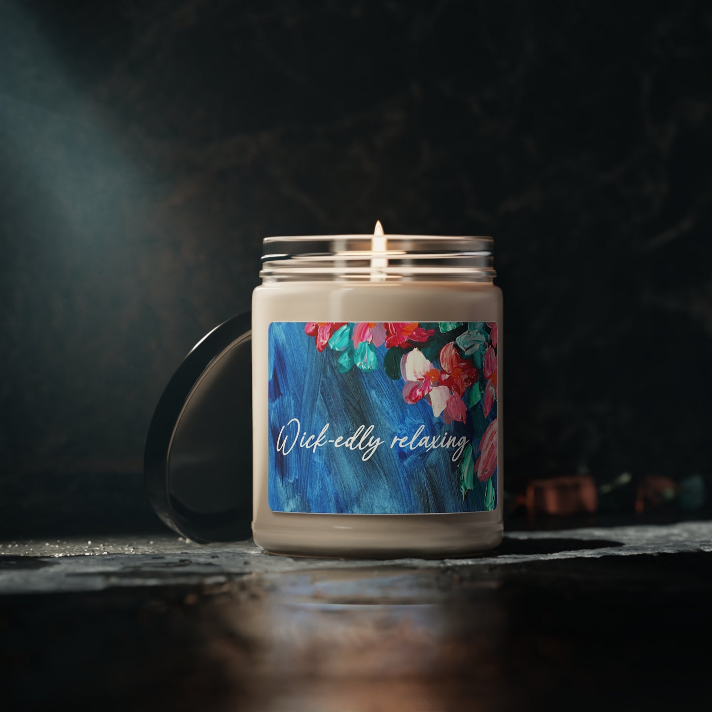 Scented Soy Candle "Wick-edly relaxing"
